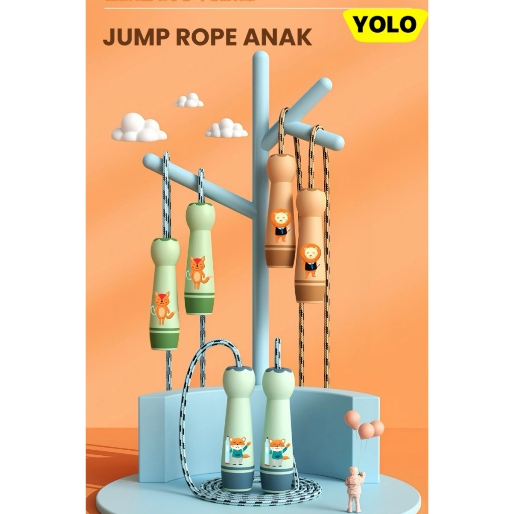 JUMP ROPE / LOMPAT TALI / TALI SKIPPING/SKIPPING ROPE- Anak jump rope