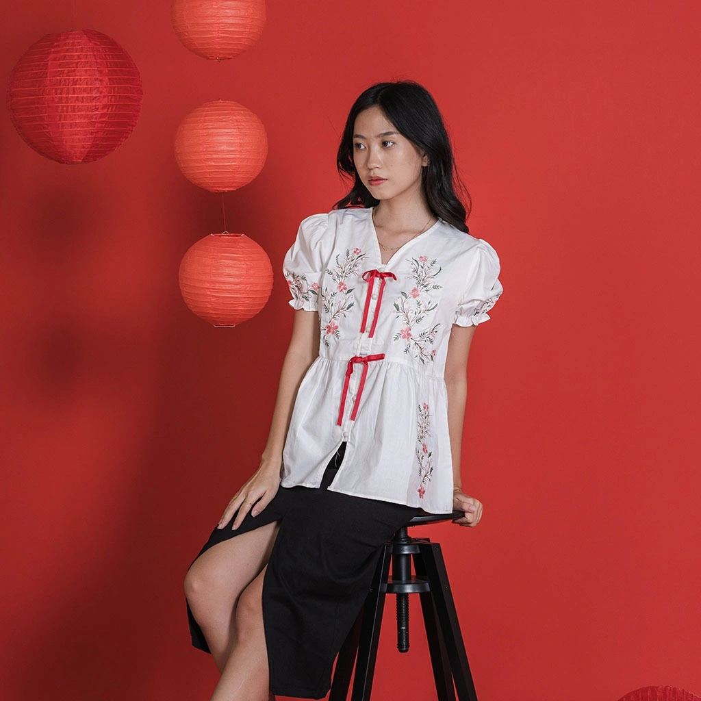 NUERA - MEILIEN BLOUSE | BLOUSE BORDIR PREMIUM