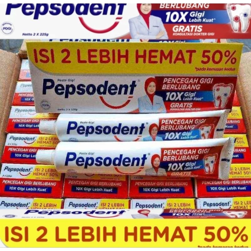 Pepsodent White 225gr Banded isi 2 Lebih Hemat