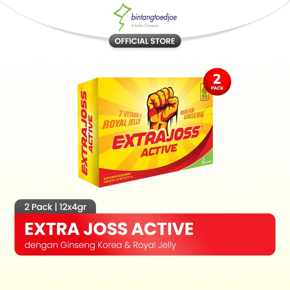 Extra Joss Active B7 2 Pack (24 sachet)