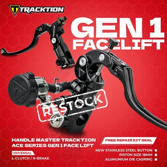 HANDLE MASTER PUMP TRACKTION ACE SERIES SET & KOPLING TABUNG PISAH