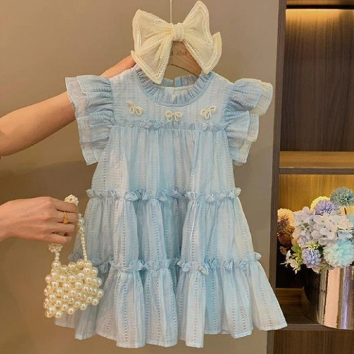 [KIDSFO-86] COD Dress Anak Gaun Baju Perempuan Princess Sweety Bluemoon
