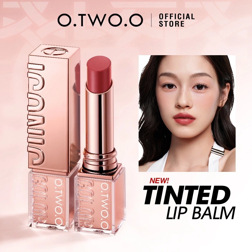 Haute Series O.TWO.O Tinted Lip Blam Super Moisturizes  Max Covers Lip Lines Silky Lipstick [BELI 2 GRATIS SISIR]