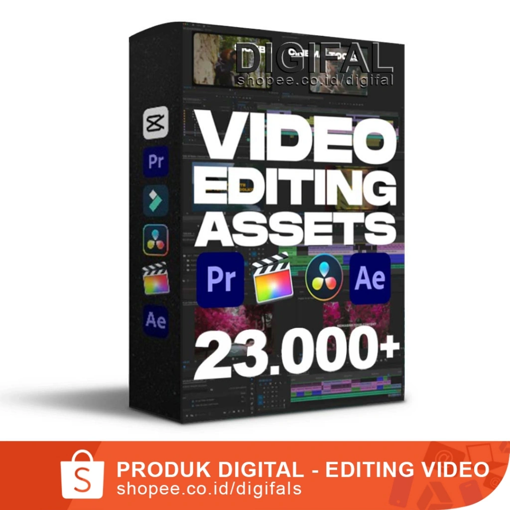 23.000+ ASSETS VIDEO EDITING - Bisa Digunakan Untuk Semua Software Editing