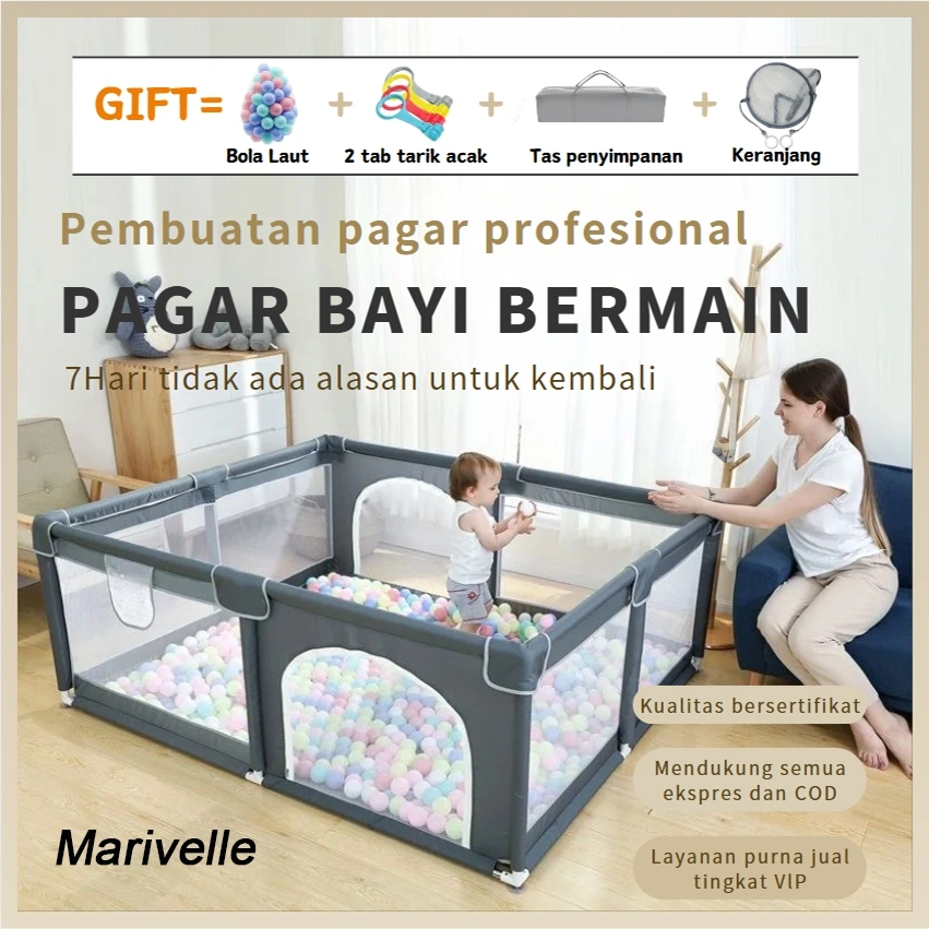 Pagar Pengaman Bayi/Tempat Bermain Anak/Mainan Tenda Anak/Aksesoris pagar/Pagar Mainan Anak