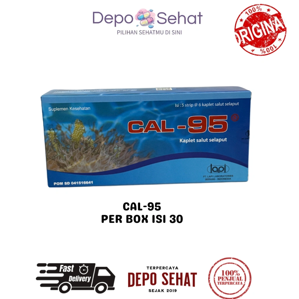 CAL-95 Kalsium untuk Bumil dan Lansia yg di sarankan para Dokter Kandungan di seluruh Indonesia
