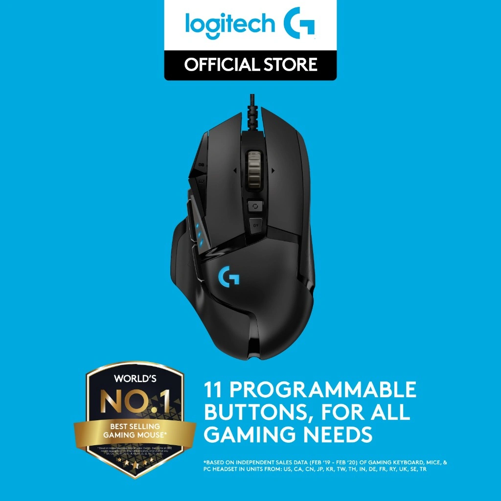 Logitech G502 HERO High Performance Mouse Gaming Wired RGB