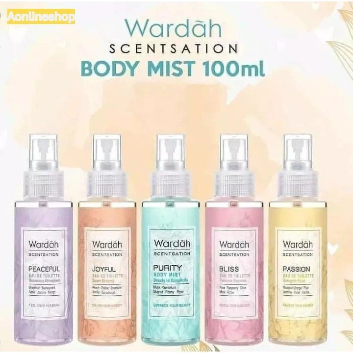 AS Wardah Scentsation Series Body Mist Minyak Wangi Parfum 100ML