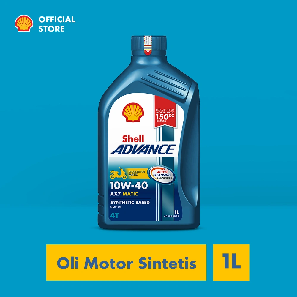 Shell Advance AX7 Scooter 10W-40 (1L) Oli Motor