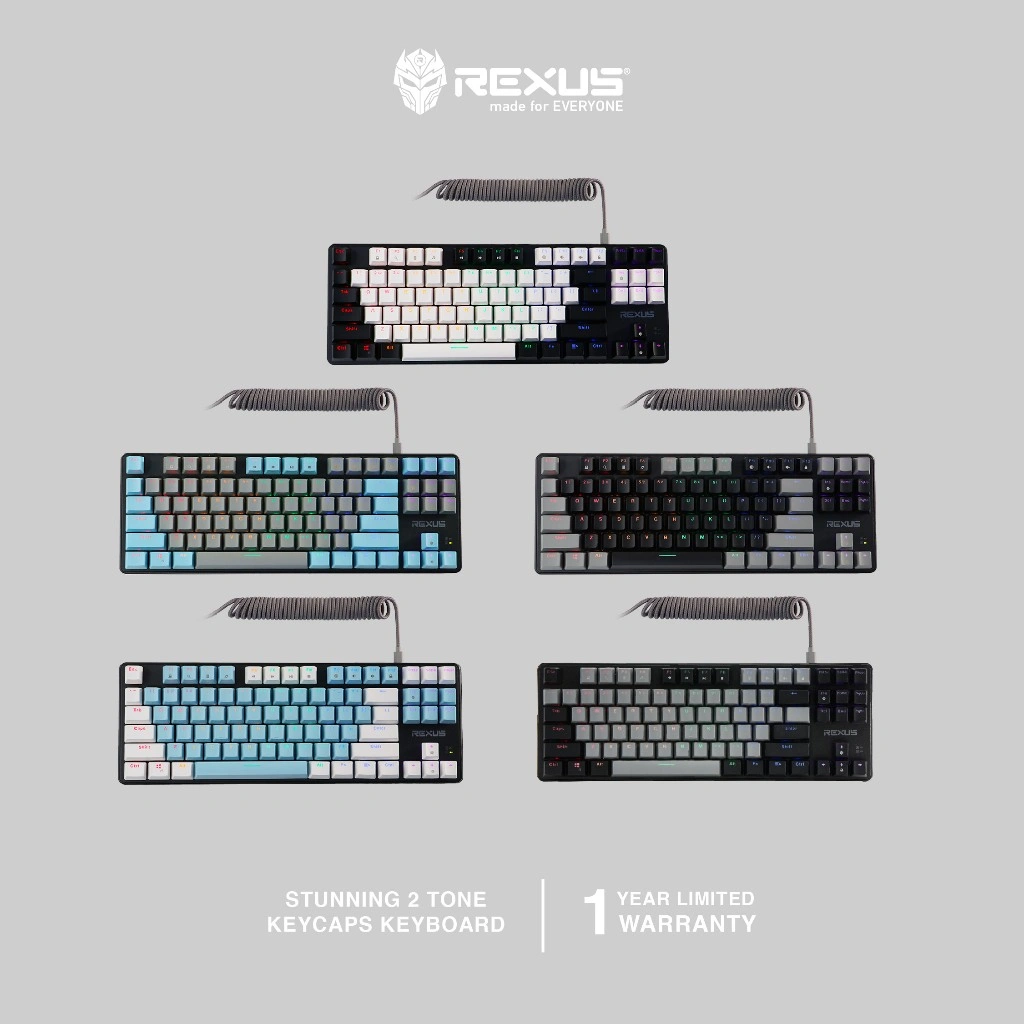 Rexus Keyboard Gaming Mechanical Legionare MX5.2 TKL Finale