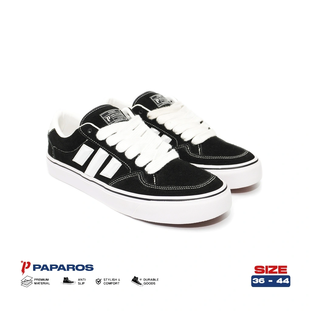 Paparos Footwear - Sepatu AXL Series Full Suede Sneakers Pria Wanita Gaya Casual UK 36-44
