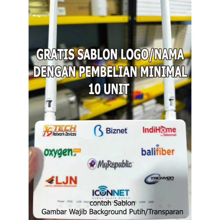 [POSTEL] XPON PLUS XSF609 Joss [ UNIT+ADAPTOR ]