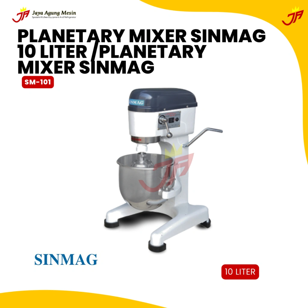 SINMAG Planetary Mixer 10 Liter / Planetary Mixer 10 Liter / Mixer SM-101 / SM101