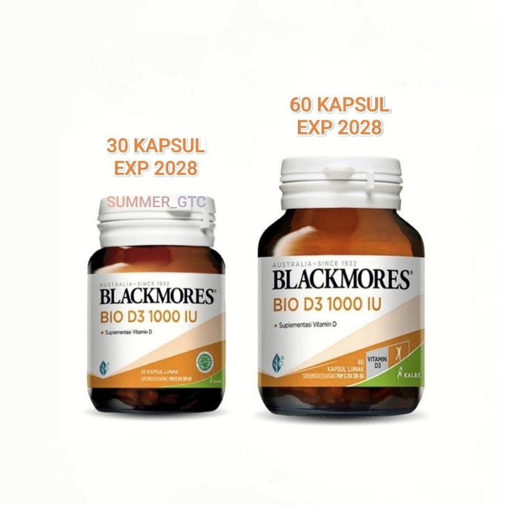 blackmores bio d3 1000 iu 30 kapsul 60 kapsul vitamin d 3 1000iu