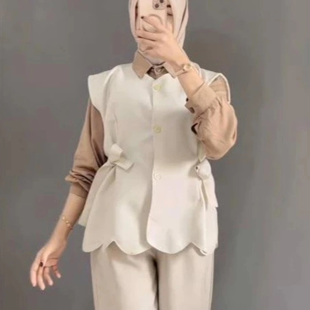 ROMPI WANITA CHERIS VEST TALI PINGGANG