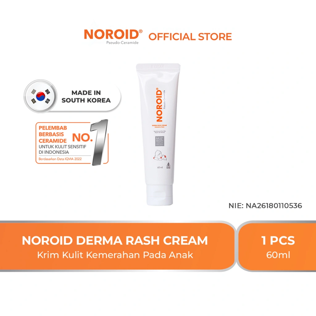 Noroid Derma Rash Cream Pelembab Kulit Anak 60 ml