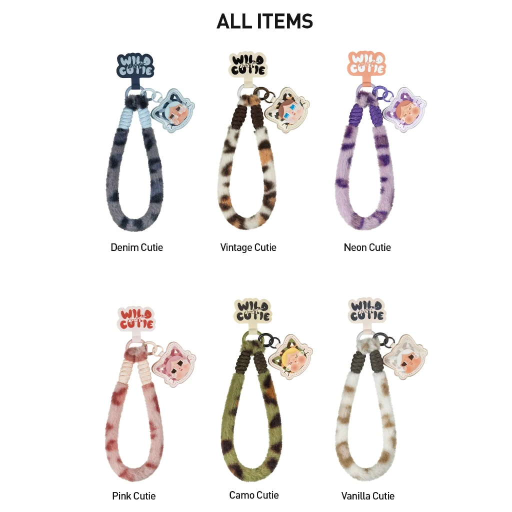 STRAP CRYBABY Wild But Cuties Series Phone Charm Gantungan HP Unik Lucu