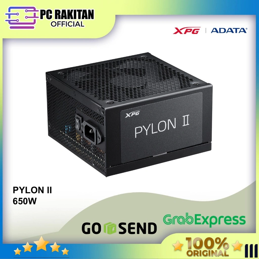ADATA XPG PSU POWER SUPPLY PYLON II 650W (80+ BRONZE) ATX 3.1 BLACK