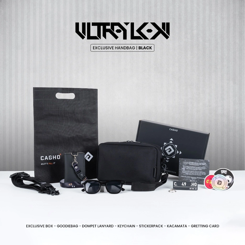CAGHO ULTRA LEON EXCLUSIVE I Handbag I Slingbag I Clutch Bag I Anti Air I Anti Bara