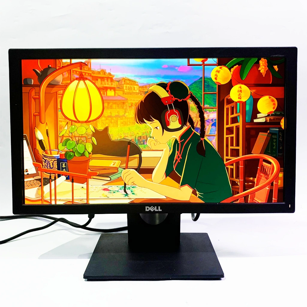 Monitor Led Merk DELL Ukuran Layar 20 Inch Kondisi Normal LAYAR MULUS - SIAP PAKAI