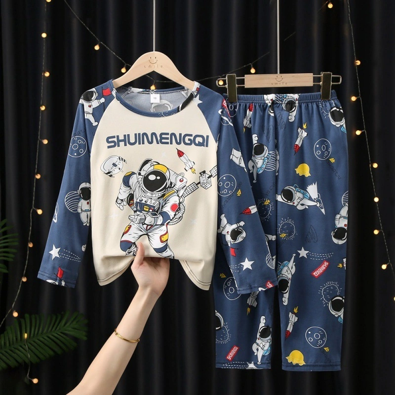 Piyama Anak Laki Laki Baju Tidur Anak Laki Laki Umur 4-13Thn
