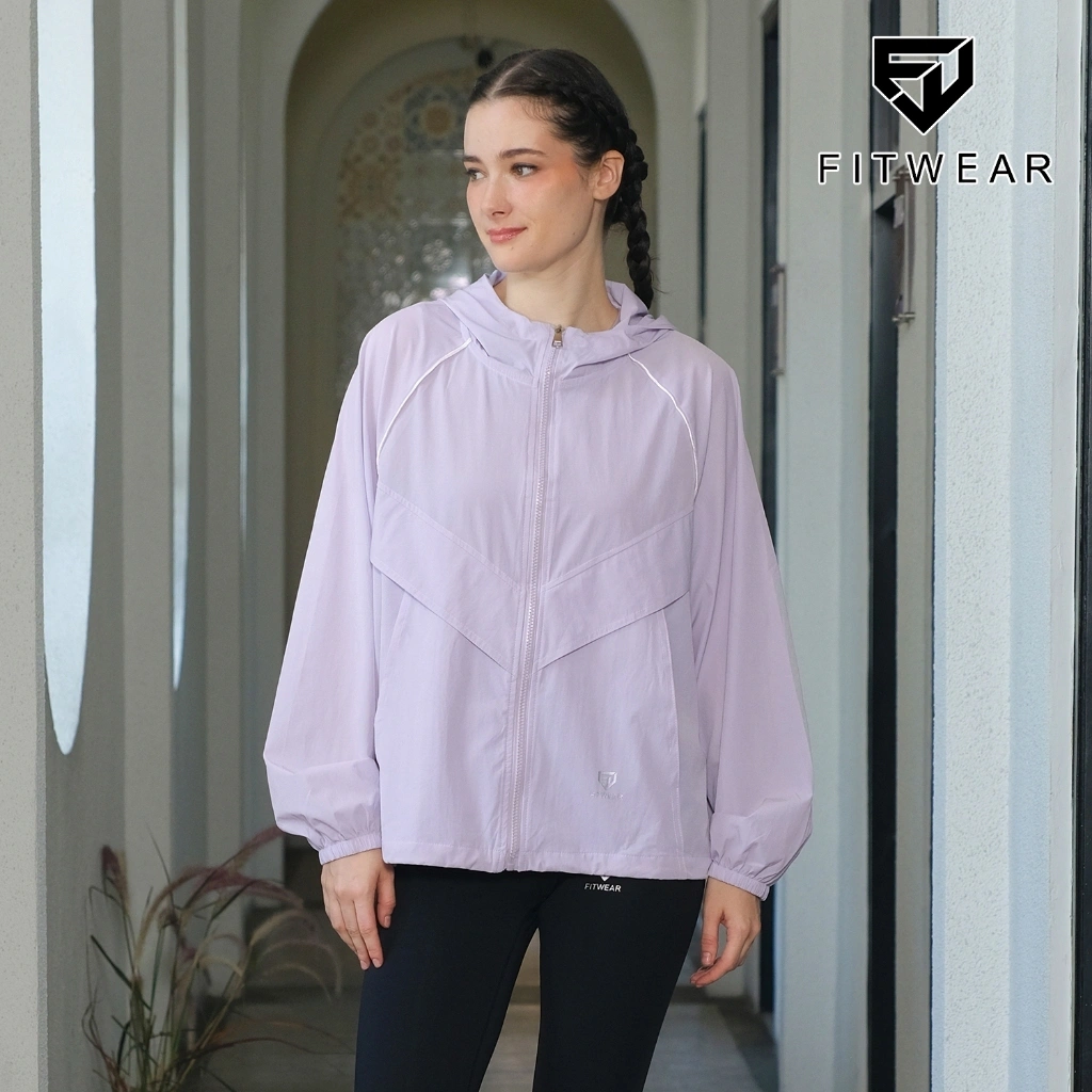 Fitwear Jaket / Jacket Olahraga Oversize Wanita GABRIELA MICROFIBRE - ALL SIZE