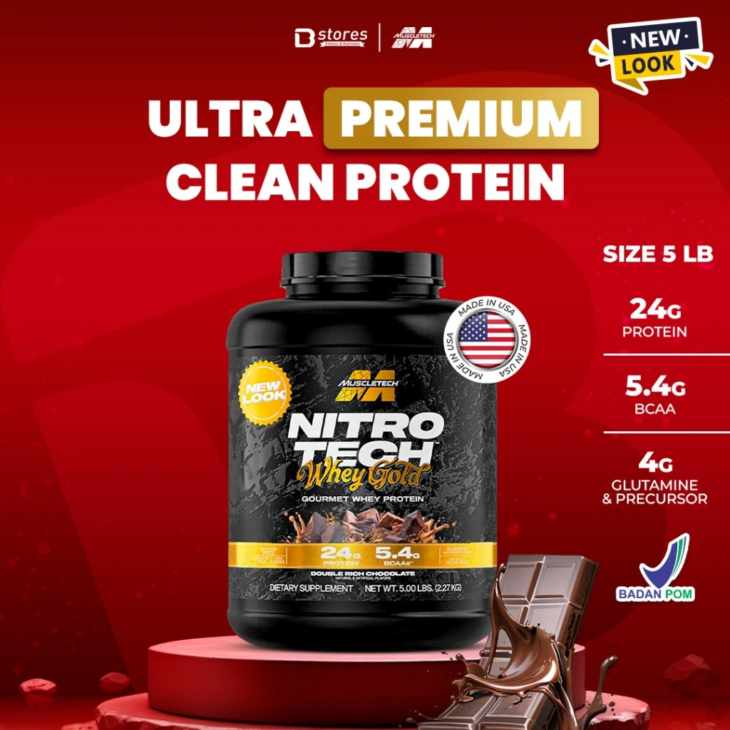 Muscletech Nitrotech Whey Gold 5lb Whey Protein Isolate Bstores