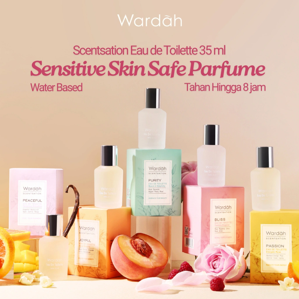 Wardah Scentsation Eau De Toilette 35 ml - Parfum Wanita - Personal Care