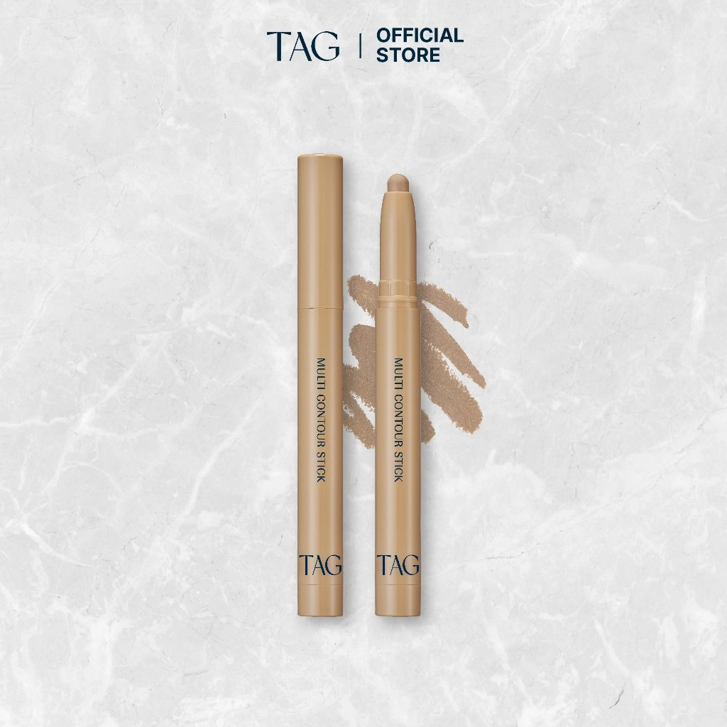 TAG Multi Contour Stick 1.6g | Contour Stick / Shading / Multi Use / Easy Blend / Easy Apply / Neutral Color