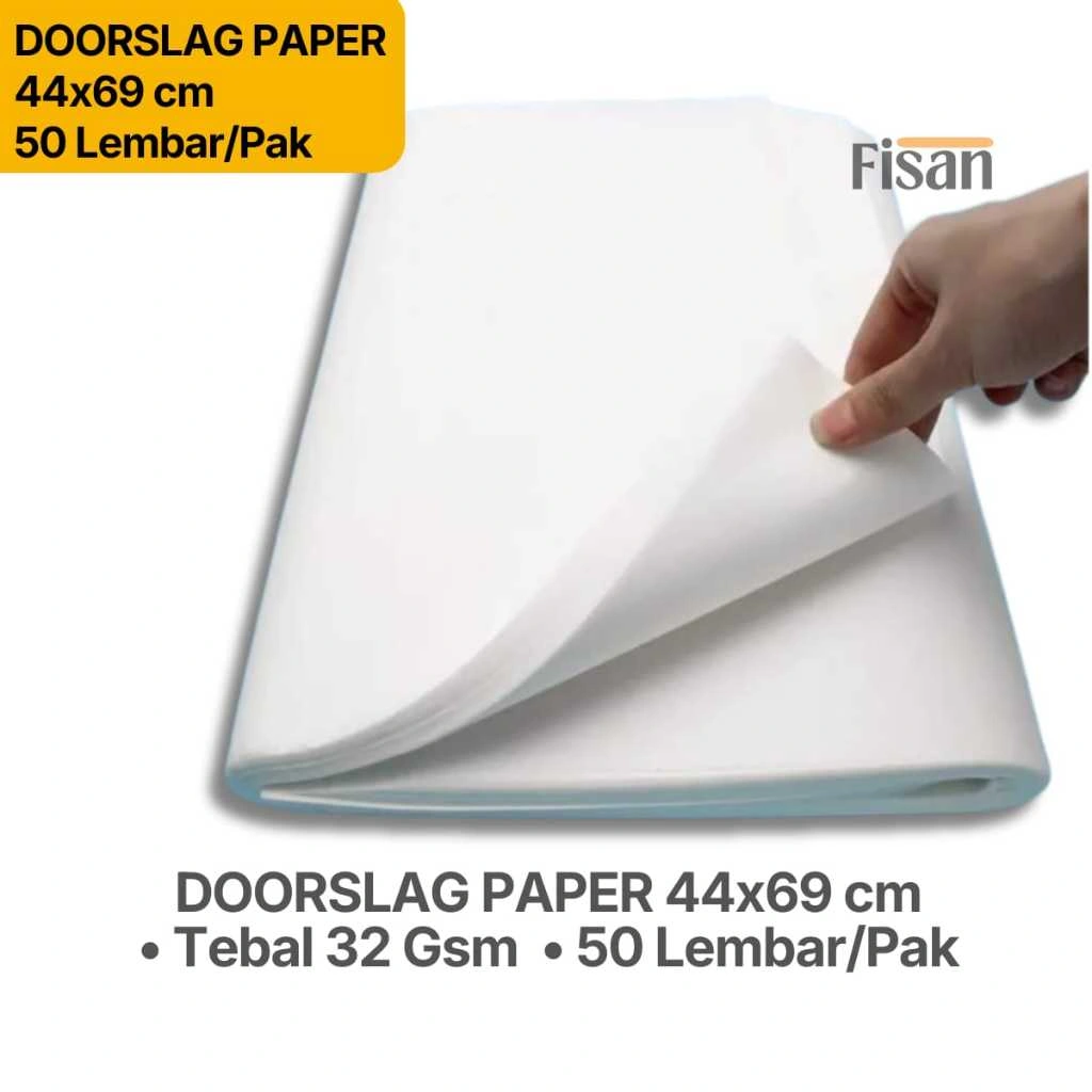 Kertas Doorslag NCR Putih 32 Gsm 44x69 cm – 50 Lembar | Untuk Nota Kwitansi Arsip Kantor