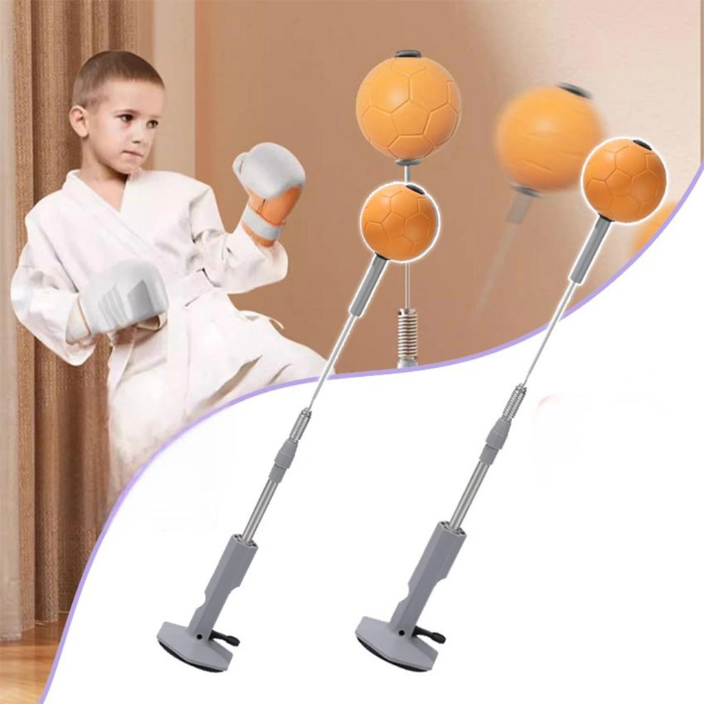 Samsak Boxing Speed Ball Standing Portable Alat Pukul Latihan Olahraga Tinggi Rebound