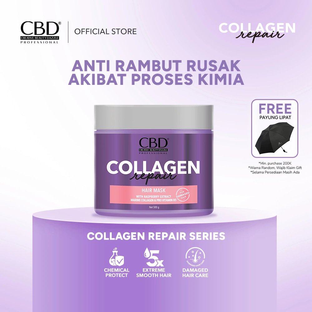 CBD Collagen Repair Hair Mask 500gr
