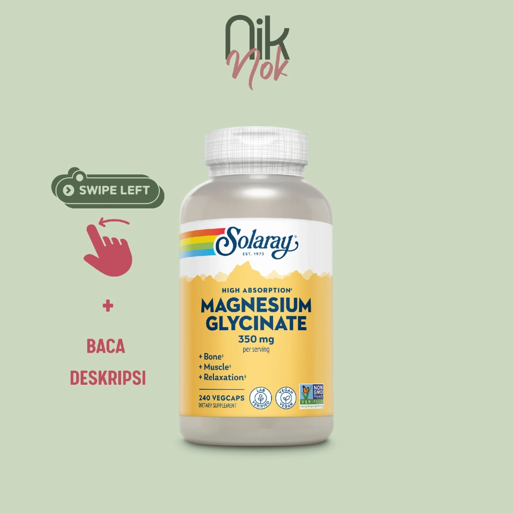 Solaray High absorption Magnesium Glycinate 350mg