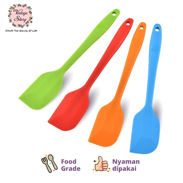 Spatula Scraper Silikon Besar Tahan Panas Anti Lengket Bahan Food Grade