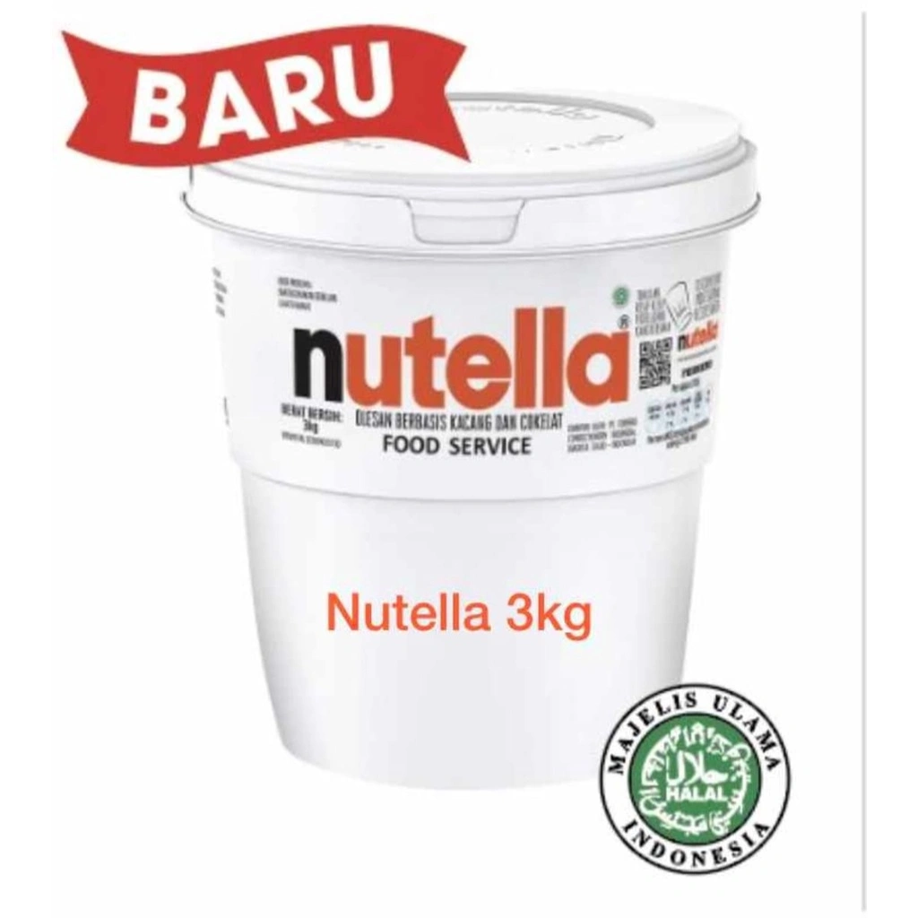 NUTELLA 3 Kg BESAR Terbaru Exp September 2026 PROMO HALAL