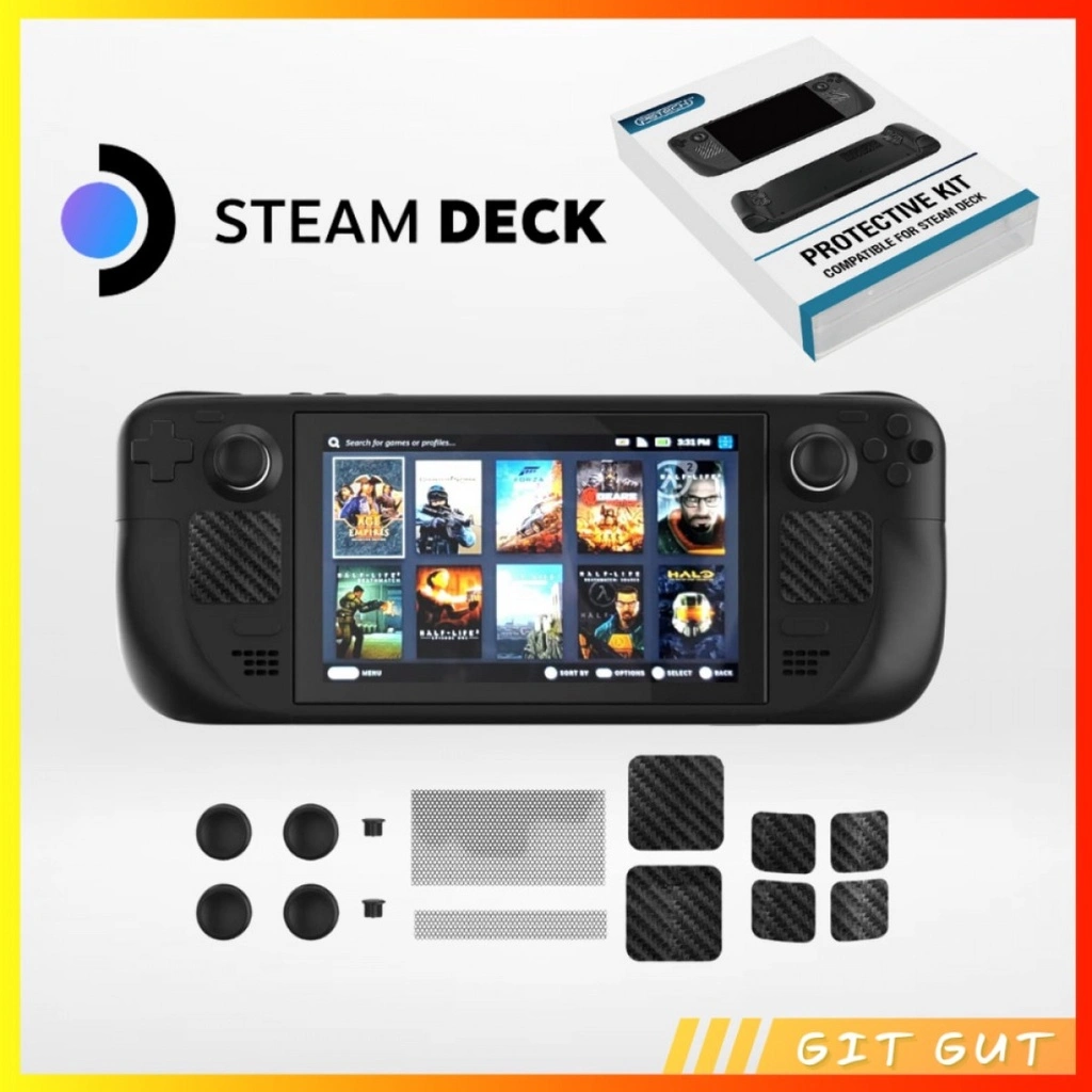 Steam Deck Dust Cover Plug Protector Kit Penutup lubang port anti debu LCD OLED