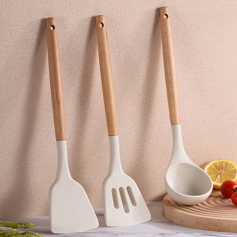Apligod Peralatan Dapur Tahan Suhu Tinggi Spatula Masak Rumah Tangga Spatula Panci Anti Lengket