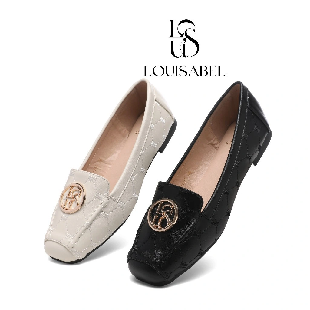 LOUISABEL Fancy Lady Loafer Flatshoes Sepatu Kerja Wanita Import LSB-JS-653