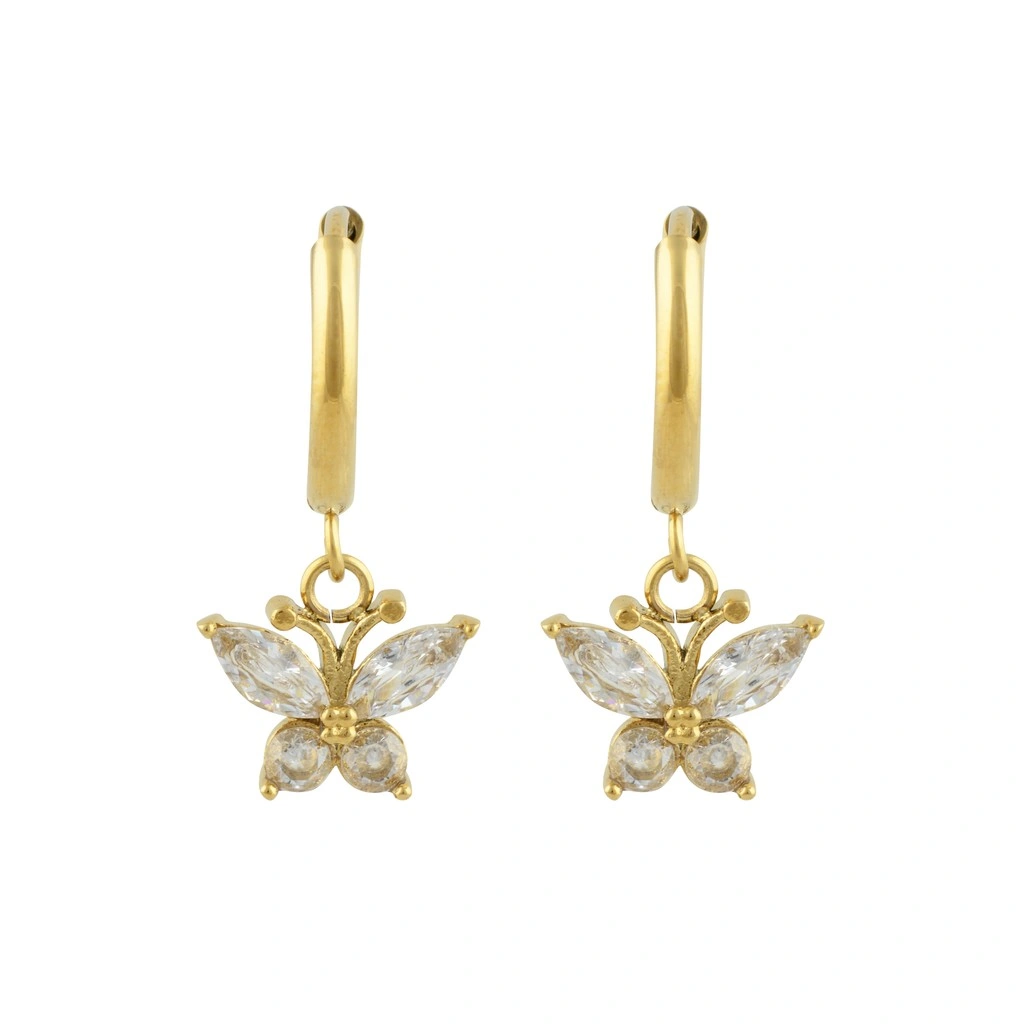 Panlandwoo - Anting Hoop Titanium Wanita Stormi