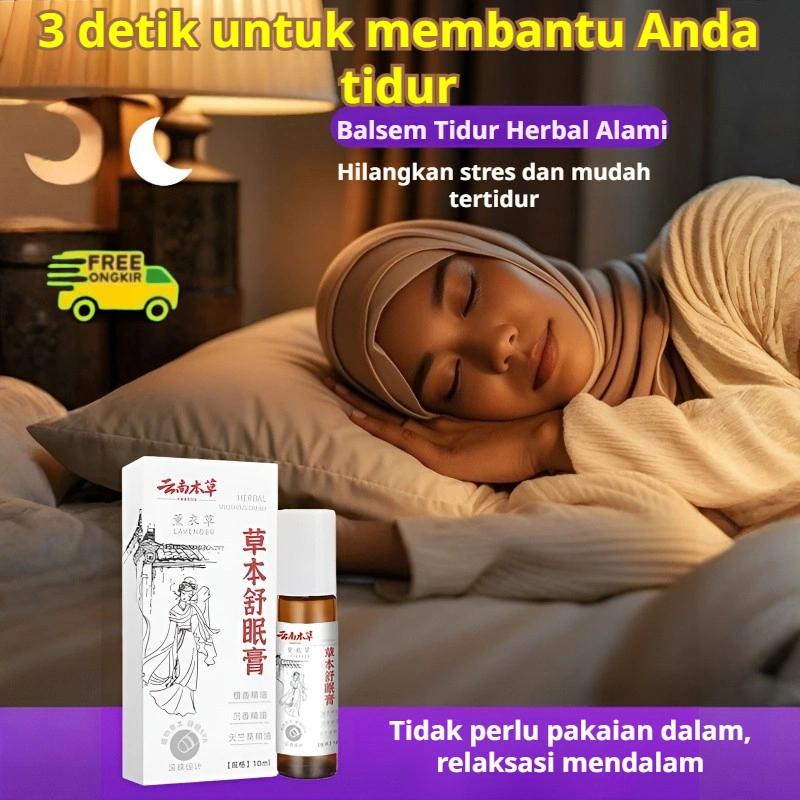 [COD] Sleep Balm Dengan Lavender Essential Oil | Penenang Alami Untuk Tidur Nyenyak Relaksasi | Menghilangkan Anxiety Dan Gelisah | Aroma Terapi Untuk Quality Sleep | Membantu Cepat Tertidur Deep Sleep | Untuk Insomnia Stress Relief