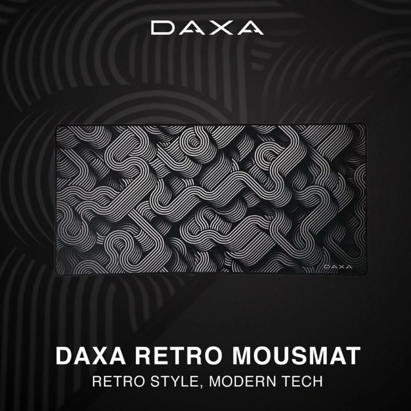 MOUSEPAD REXUS DAXA RETRO XL 800MMX400MM Extended Cloth XL GAMING MOUSEPAD