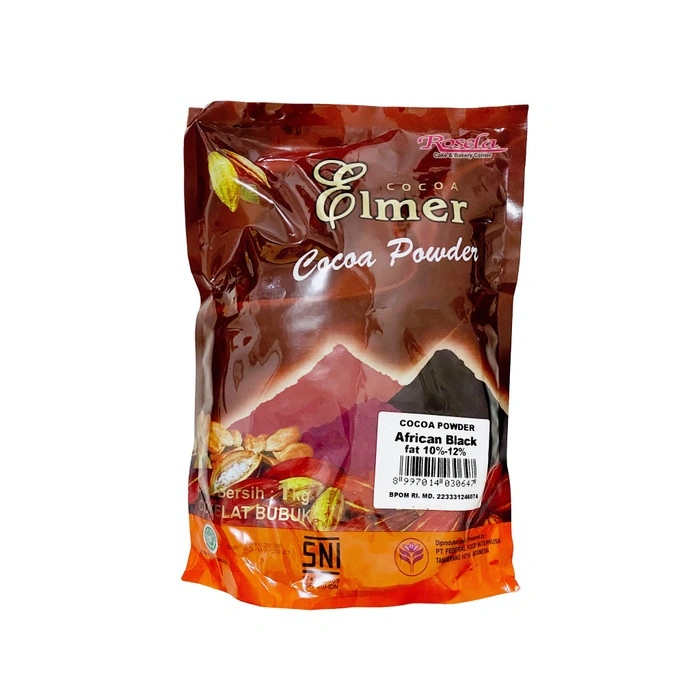 Elmer African Black Coklat Bubuk Hitam 10-12% - 1KG