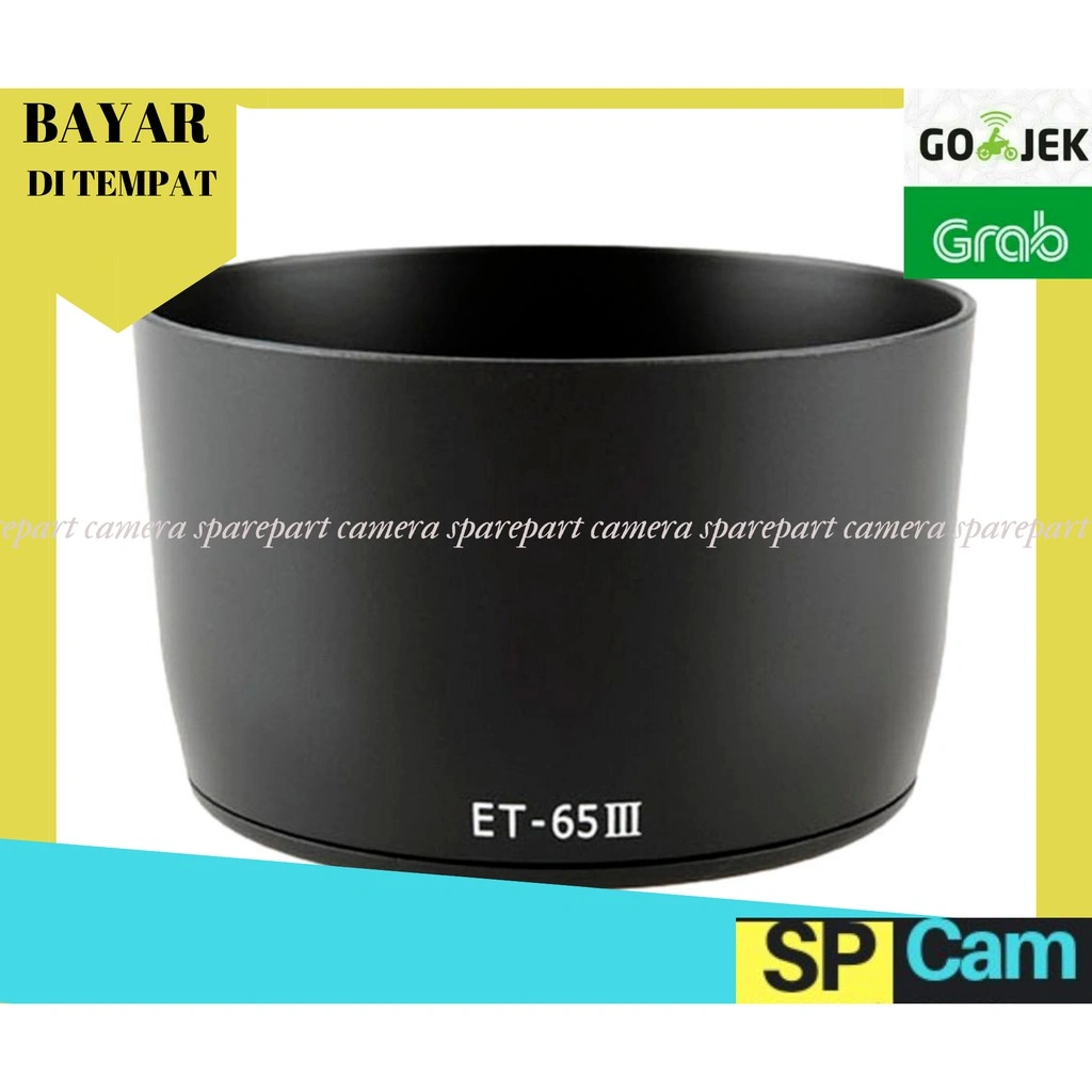 Lens Hood ET-65 III Untuk Lensa Canon 85mm F1.8 100mm F2 135mm F2.8 100-300mm USM