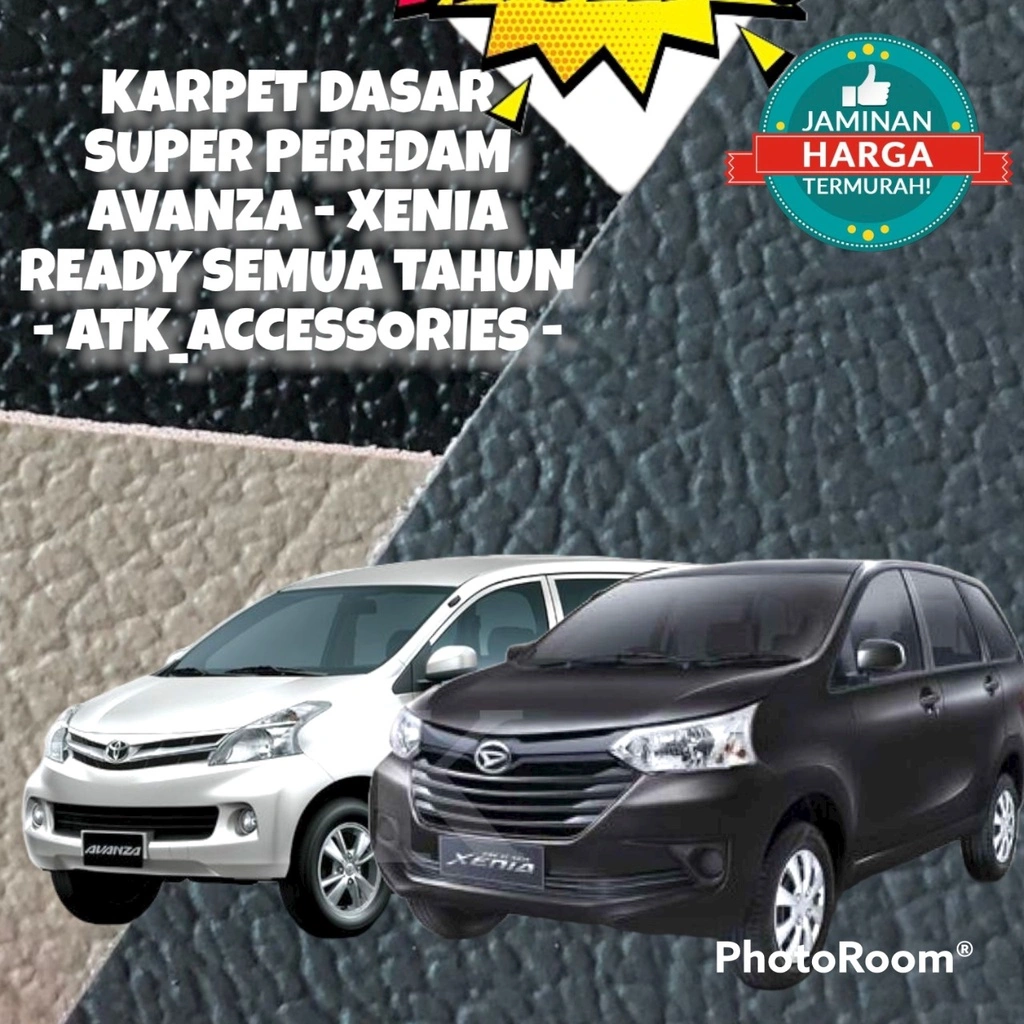 Karpet Dasar Mobil Avanza / Xenia - Bahan Kulit Sintetis Berserat Tebal 0.25cm