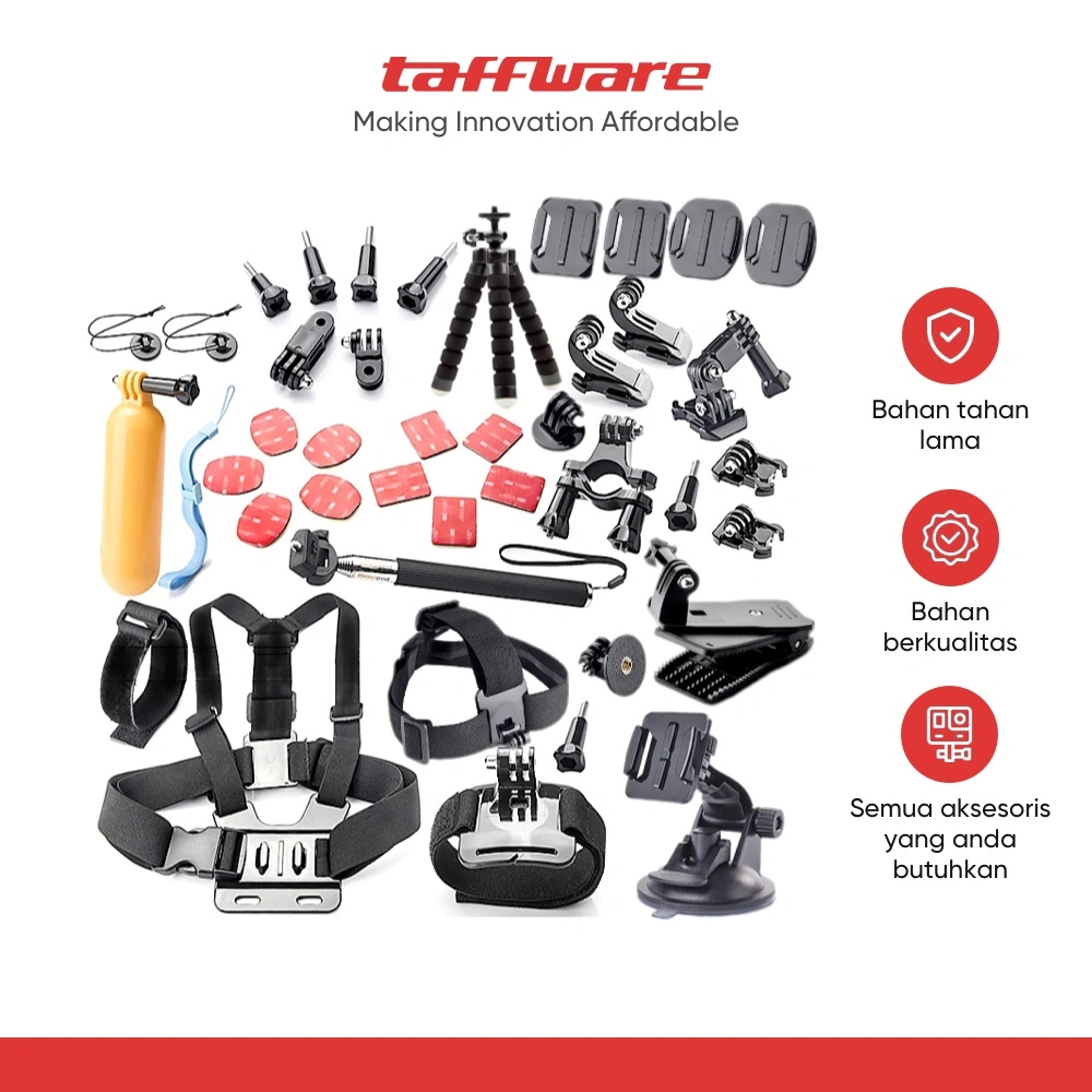 TaffSTUDIO Aksesoris Kamera Aksi Full Set GoPro Xiaomi Yi - GS41