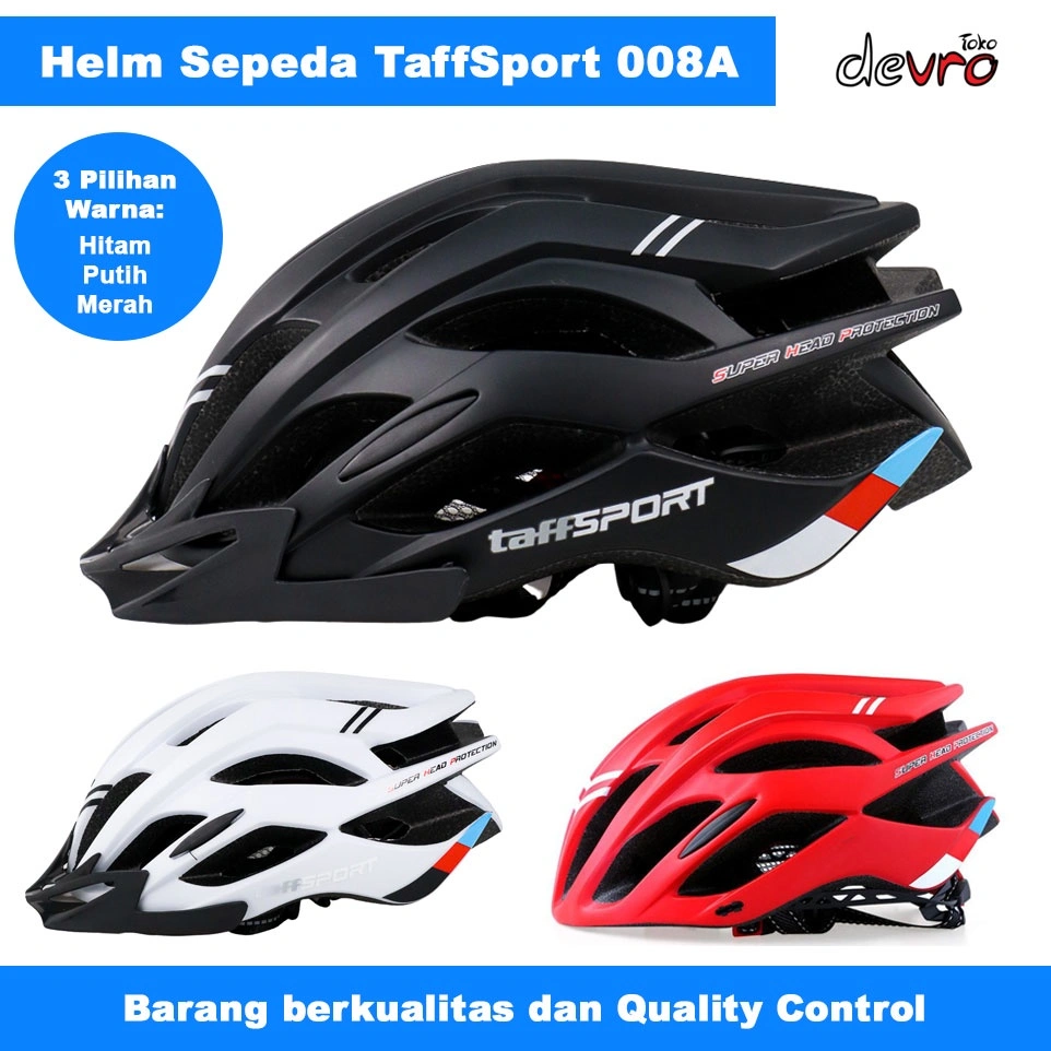 Helm Sepeda Ultralight Breathable Bicycle Cycling Helmet - Taffsport 008A