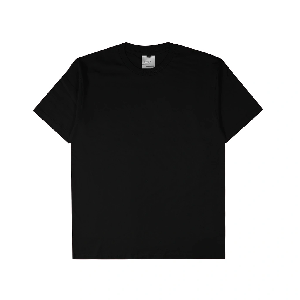 Seka Basics - Kaos Polos Jet Black 30s