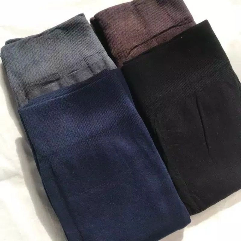 LEGGING FLEECE TEBAL HIGHWAIST PREMIUM / LEGING WANITA SUPER TEBAL