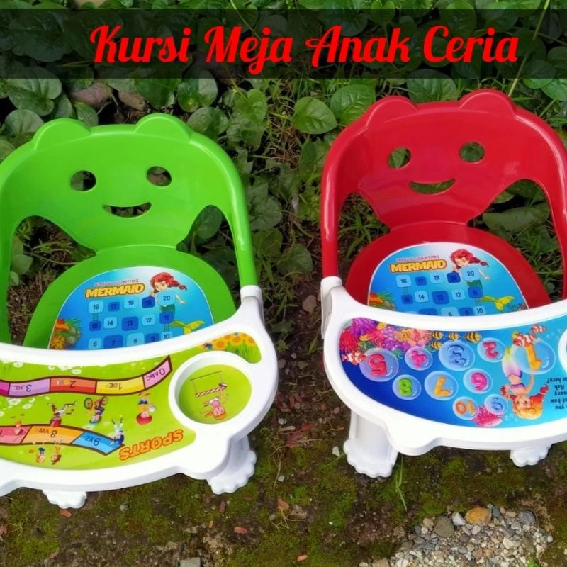 Kursi Meja Makan Anak Ceria Kursi Mpasi Anak Satu Set Kursi dan Mejanya Kursi Makan anak