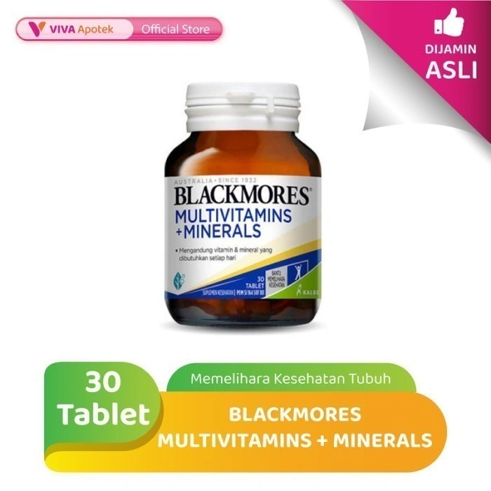 Blackmores Multivitamins + Minerals Memelihara Kesehatan (30 Tablet)